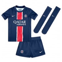 Paris Saint-Germain Vitinha #17 Hjemmedraktsett Barn 2024-25 Kortermet (+ Korte bukser)